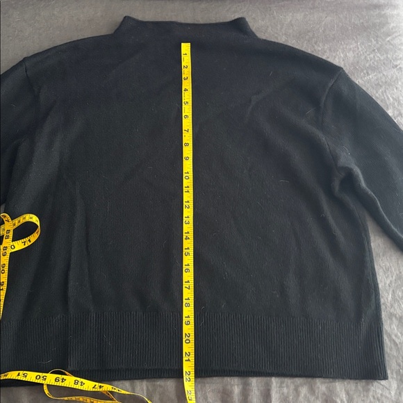 Lands End Women's Cashmere Funnel Neck Sweater - Picture 10 of 10